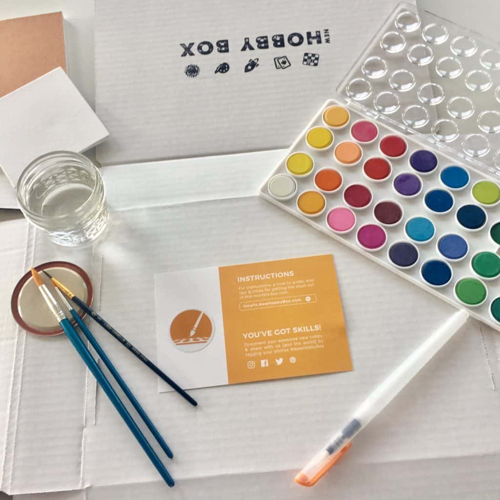 basic water color kit by new hobby box